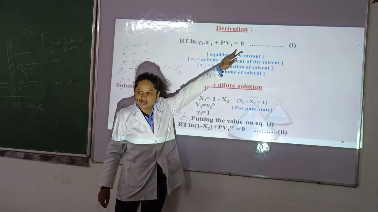 Determination of Molecular Molecular Mass by Osmometry Method Lecture