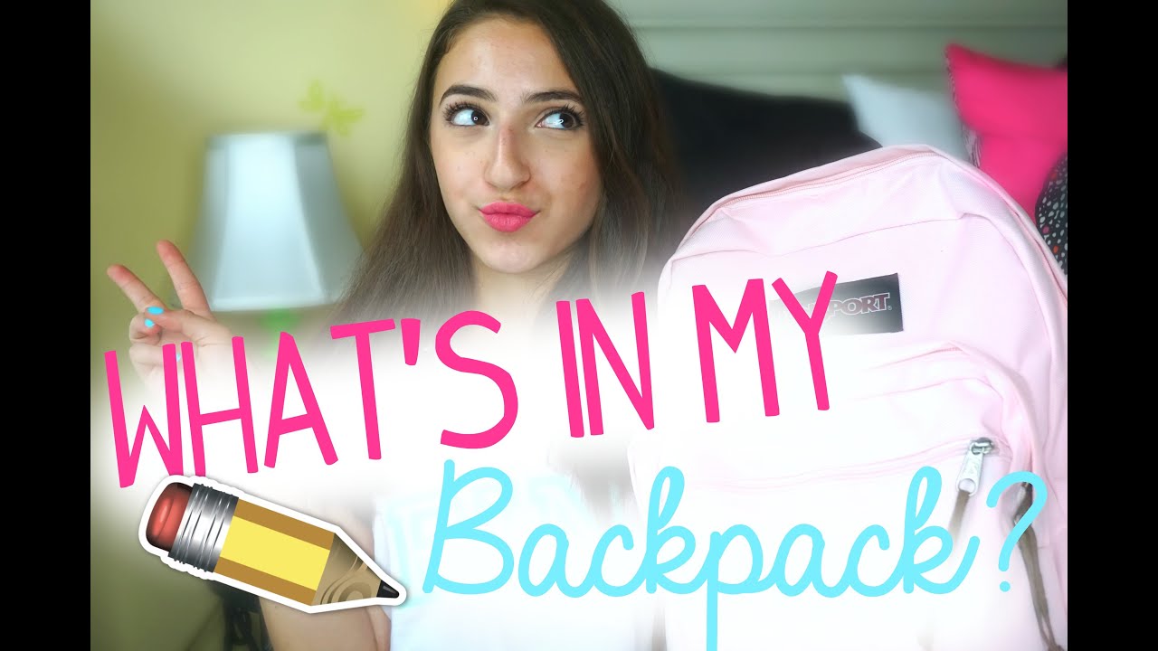 What's in my Backpack?! YouTube