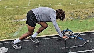 TEAMAVANT TRAINING with Vernon green. 2 miles of sled strength endurance.