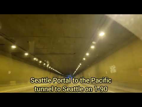 Seattle Portal to the Pacific tunnel to Seattle on 1-90