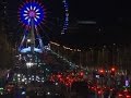 Raw: Christmas Lights Illuminate Paris