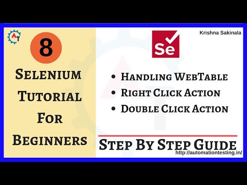 Selenium Tutorial 8-