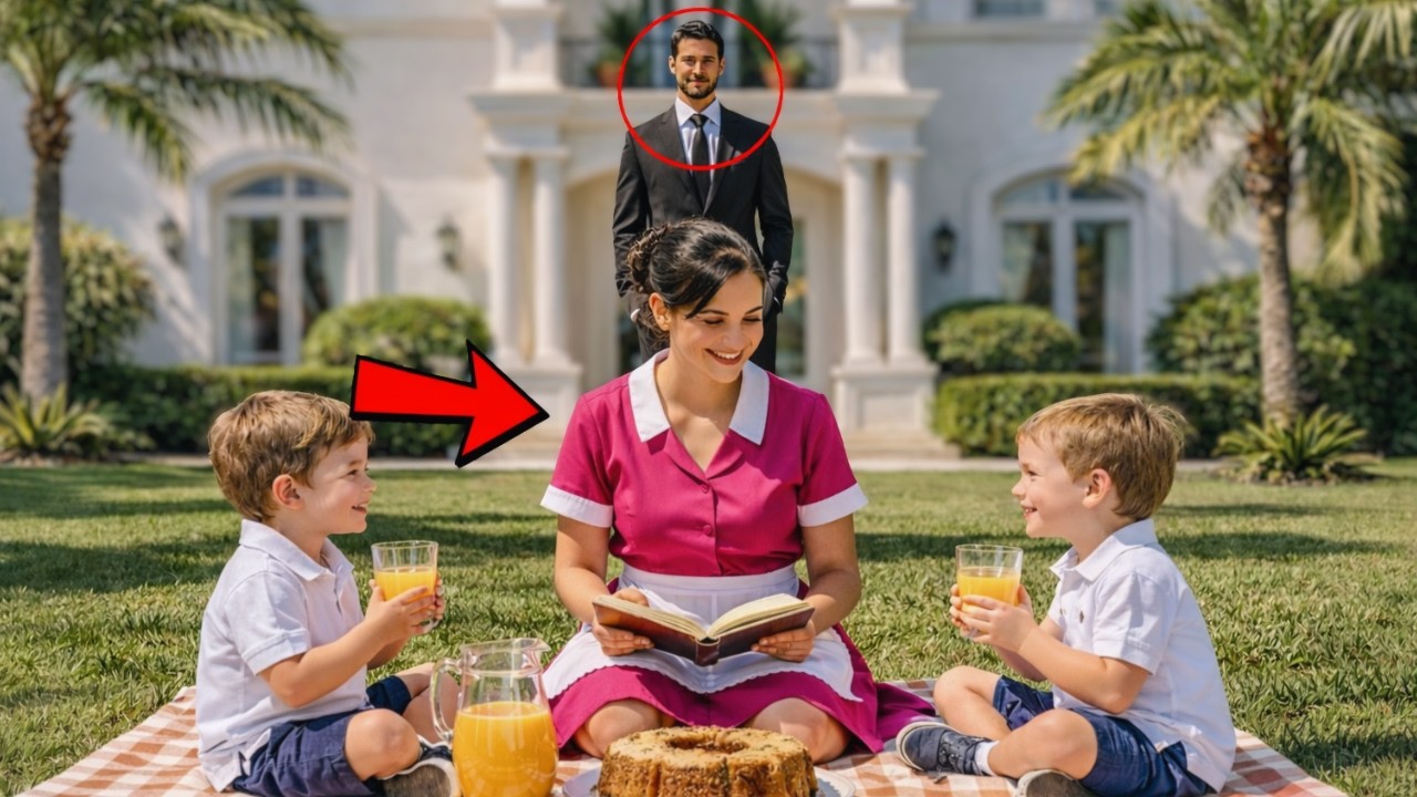 قال المليونير إنه سيسافر... لكن ما رآه من عاملة النظافة تفعله مع أطفاله فاجأه