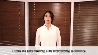 Tomohisa Yamashita &quot;Nights Cold&quot; Comment (Japanese with English subtitles)