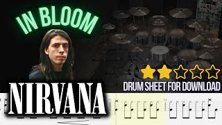 Nirvana - IN BLOOM (DRUM TRACK / SHEET / MIDI)