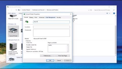 How To Change Printer Name [Tutorial]