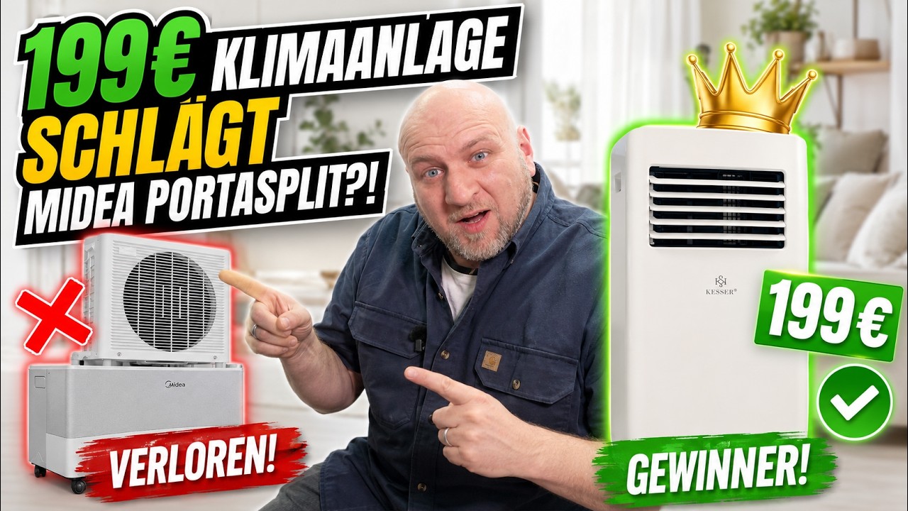 199€ Klimaanlage schlägt Midea PortaSplit?! Der Test überrascht!