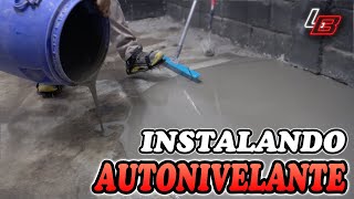 How to install self leveling mortar?