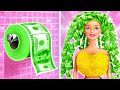 🎀 RICH VS BROKE BARBIE EXTREME MAKEOVER😍 Beauty Hacks That Will Save Your Life By 123 GO! TRENDS