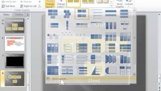 PowerPoint 2010 Change the Layout for a SmartArt Graphic