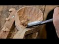Making a wooden ladle by a wood craftsman in Itoshima. 糸島の木工職人 | カントリーチェア