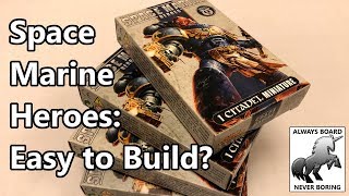 Space Marine Heroes Unboxing - How Easy Are They to Build?
