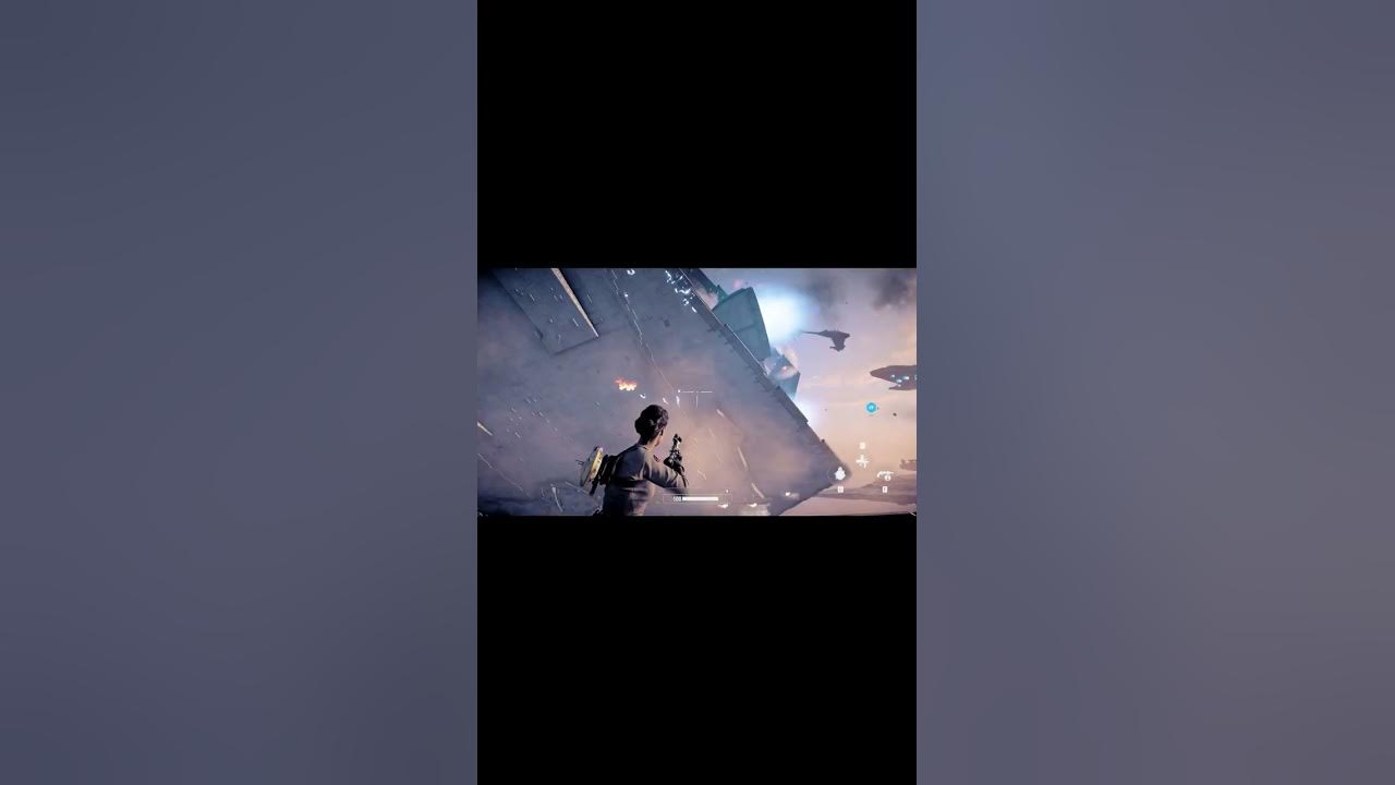 Star Destroyer crash | best game scene