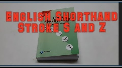 English Shorthand Class - 12 Stroke S And Z#Explain in Malayalam