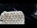 كوفية كروشية بخيط القطيفة بغزة سهلة جدا وسريعة Very Easy Crochet Scarf 