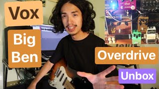 VOX BIG BEN OVERDRIVE unbox |德狗我不教你彈吉他COOLTRON made