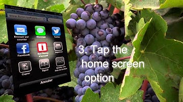 FB Wines - How to add a shortcut icon on iPhone & iPad