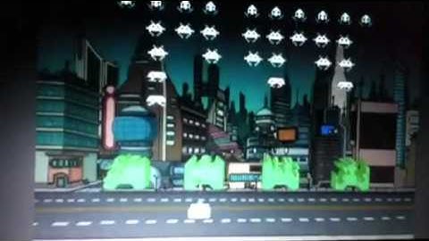 Space invaders futurama real clip