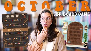 Playing my TBR board game for my October TBR - with rule changes for Shrink the Shelf!