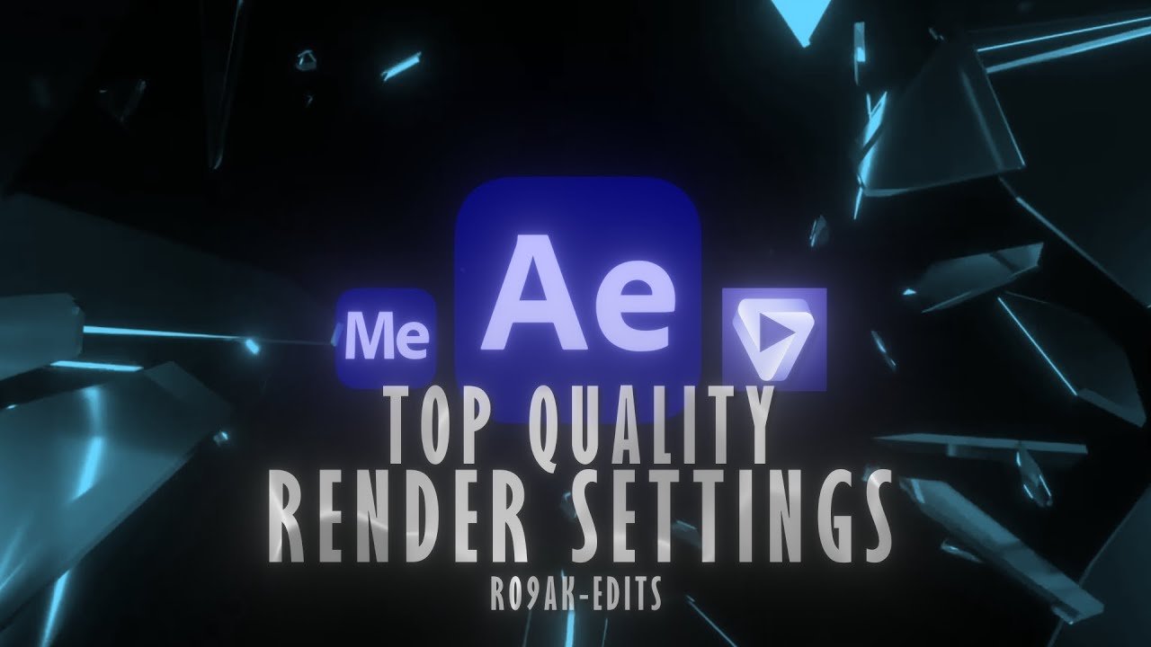 *HIGH QUALITY* Render Settings TUTORIAL | After Effects + Topaz