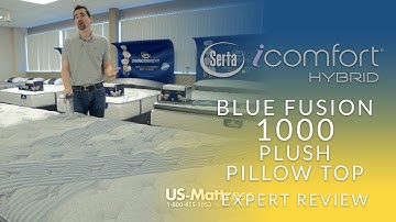 Serta iComfort Hybrid Blue Fusion 1000 Plush Pillow Top Mattress Expert Review