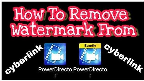 How To Remove Watermark||Powerdirector|| Powerdirector bundle version