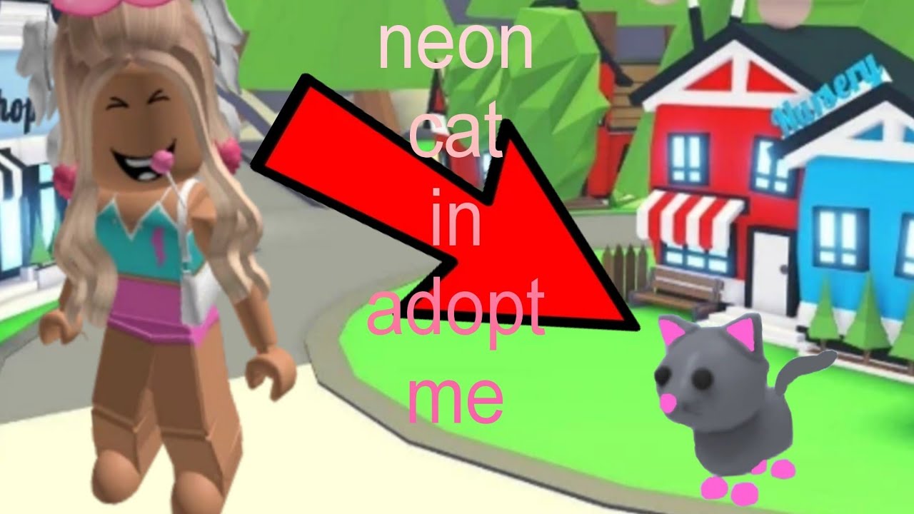 Making my second neon in adopt me (neon cat) yay! - YouTube