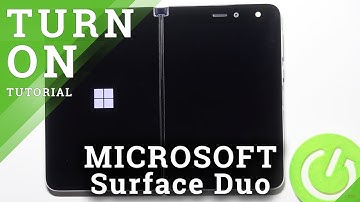 How to Switch On MICROSOFT Surface Duo - Power On Device