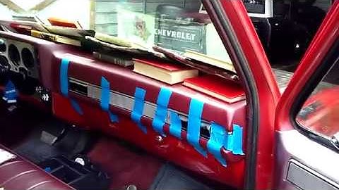 1984 Chevrolet Truck Coverlay Dash Cover Installation Part 4