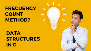 Frequency Count Method Algorithm | Data structure in C