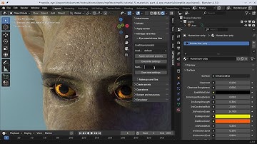MPFB Tutorial: Materials Part 4 - Eye Materials