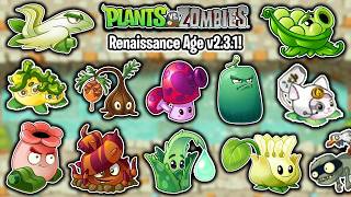 PvZ 2 PAK Renaissance Age | Awesome New Plants, Zombies, Maps, Textures & More | Gameplay & Download screenshot 1