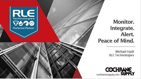 RLE Technologies - Facility Monitoring with Falcon | Smart Building Seminar