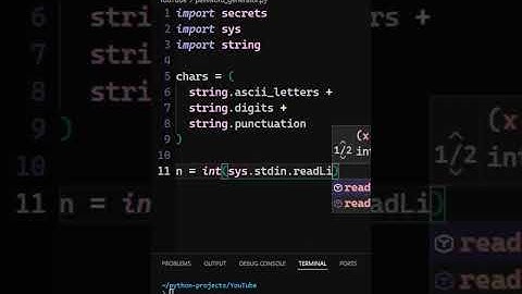 Генератор паролей на Python #python #passwordgenerator #программирование