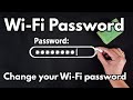 How to Change Wi-Fi Password &amp; Wi-Fi Name | Router Settings Tutorial