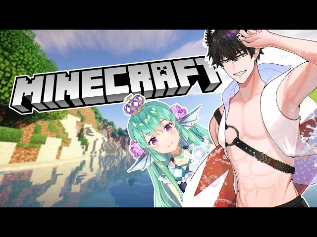 【MINECRAFT】Waterpark w Finana!【NIJISANJI EN | Ren Zotto】のサムネイル