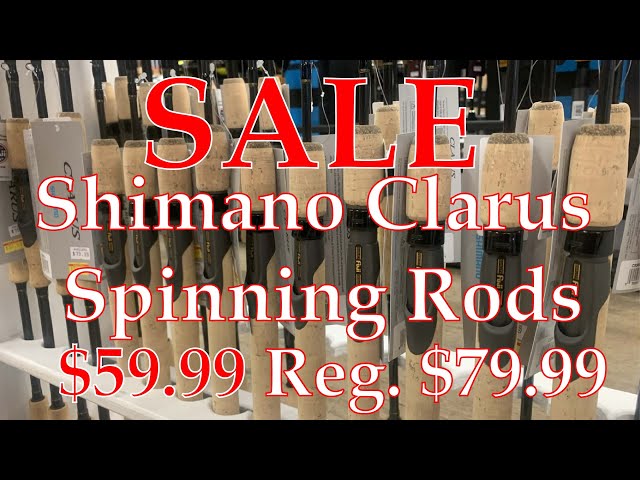 SALE on Shimano Clarus Spinning Rods 