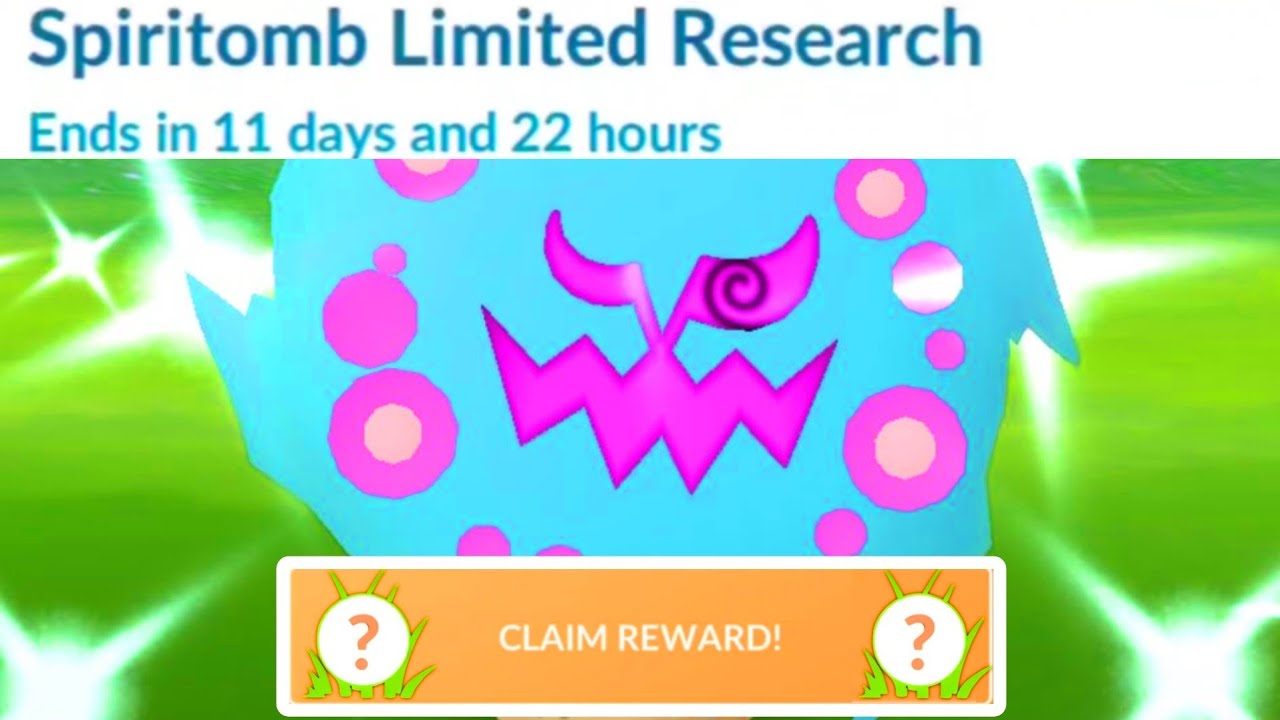 Pokémon GO Hub on X: Shiny Spiritomb odds are 1/64 to get one from Timed  Research. See Spiritomb Timed Research tasks here:    / X