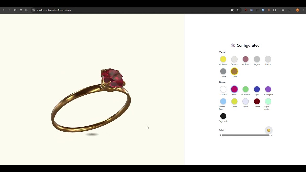 créer votre configurateur ou expérience web 3d interactive et créative
