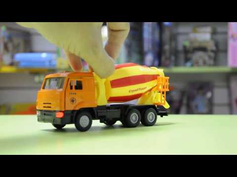 Игрушка Бетономашалка KAMAZ Стройтехно "ТехноПарк" 136257