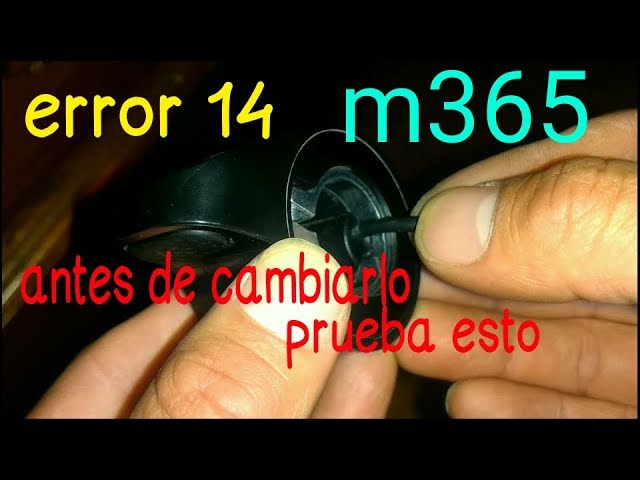 Error 14 m365 ajustar acelerador 