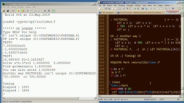 FORTH2020 FORTRAN implementation