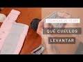 Dar forma al tejido 🧶 Qué cuellos levantar ➽ Tejer fácil con Lucila