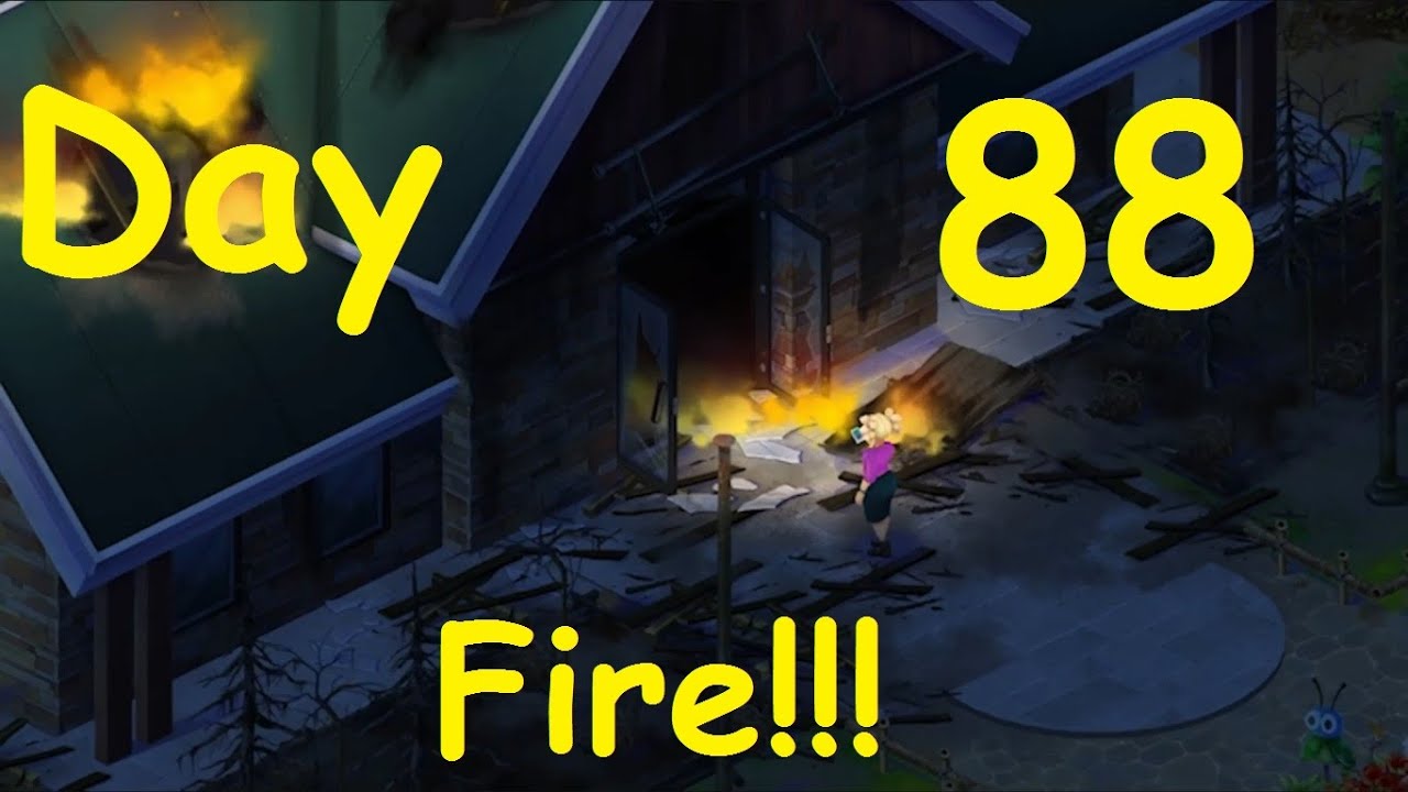 Lily's Garden Day 88 Complete Story Fire!!! YouTube