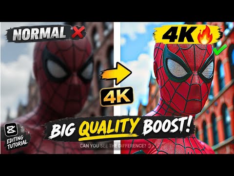 Normal Video to 4K 🔥 | My Editing Process Revealed! 
