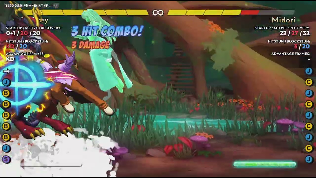 Fantasy Strike - DeGrey 3 DMG Combo