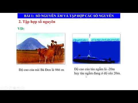 Toán 6 - Tuần 10 - Số nguyên