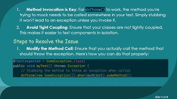 Resolving Mockito doThrow() Issues: How to Effectively Mock Exceptions in Java