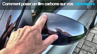 Comment poser un film carbone sur vos rétros !