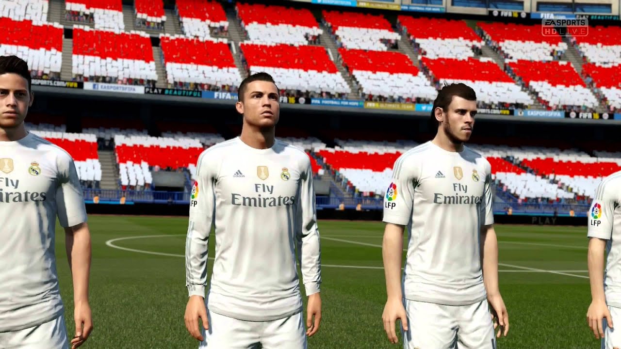 Game players com. ФИФА 16 Реал Мадрид. Ps3 FIFA real Madrid. FIFA 16 форма Реала. ФИФА 16 состав Реала.